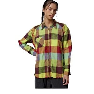 BDG Brixton Flannel Button Down Shirt